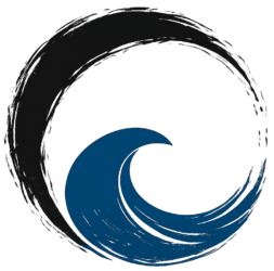 Aloha Surf Binz Logo Welle im Kreis